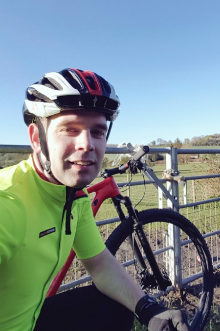 Dave stops for a photo